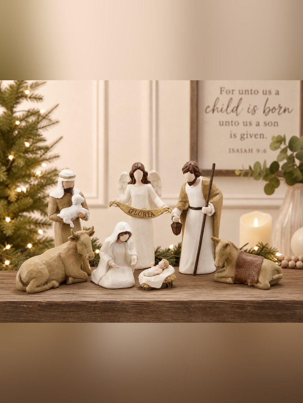 Storieme Nativity Set “Story of Nativity” Figurines w/ Box Cards New